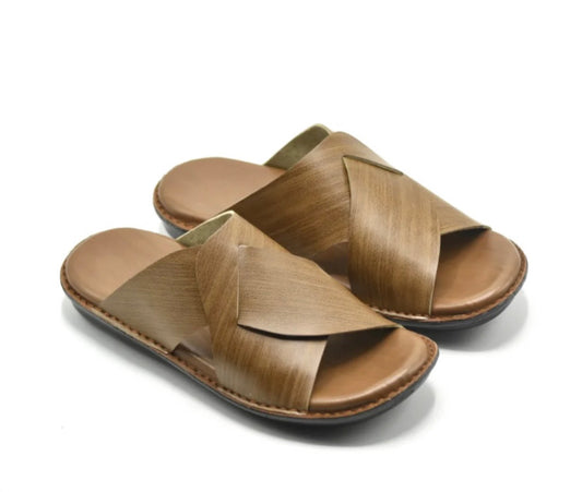 Premium Leather Comfort Chappal – Handcrafted Design