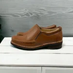 Men’s Brown Leather Formal Slip-On Shoes