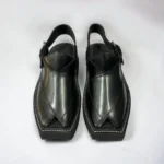 Kaptaan Chappal premium ￼ quality Leather’ Black