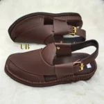 Premium Kaptaan Chappal Chocolate Brown SMC