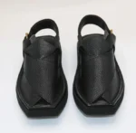 Premium Kaptaan Chappal Dotted Black