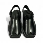 Kaptaan Chappal Goal T Shape Premium quality Leather’ Black