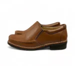 Men’s Brown Leather Formal Slip-On Shoes